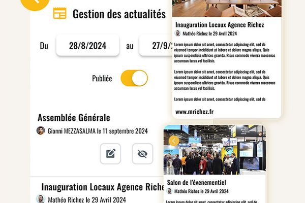 Gestion des actualités